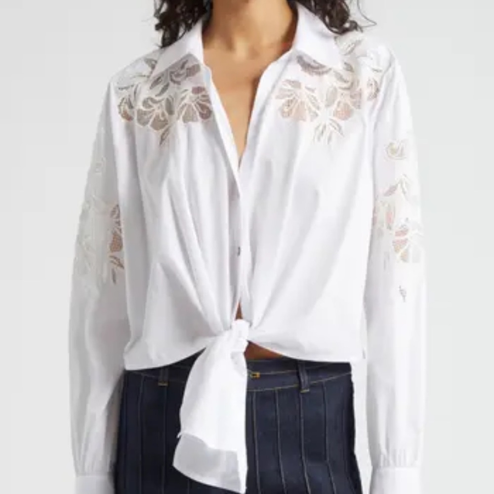 Cinq à Sept White Blouse